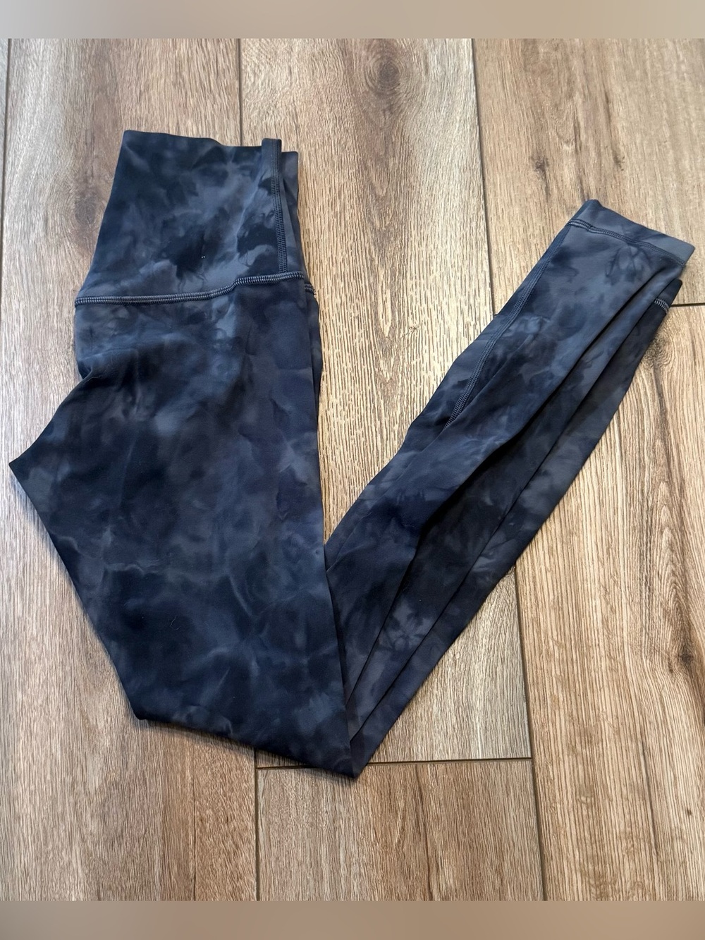 lululemon athletica Black Tie-Dye High-Rise Leggings
